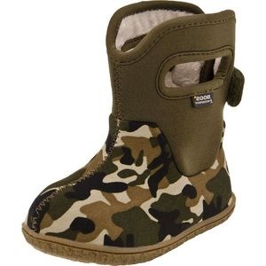 Baby Boys Bogs, Brown Camo